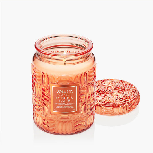 Spiced Pumpkin Latte 18 oz Large Candle
