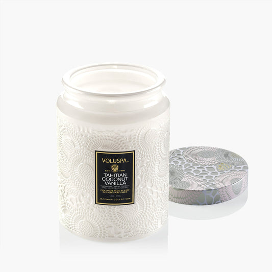 Tahitian Coconut Vanilla 18 oz Large Candle