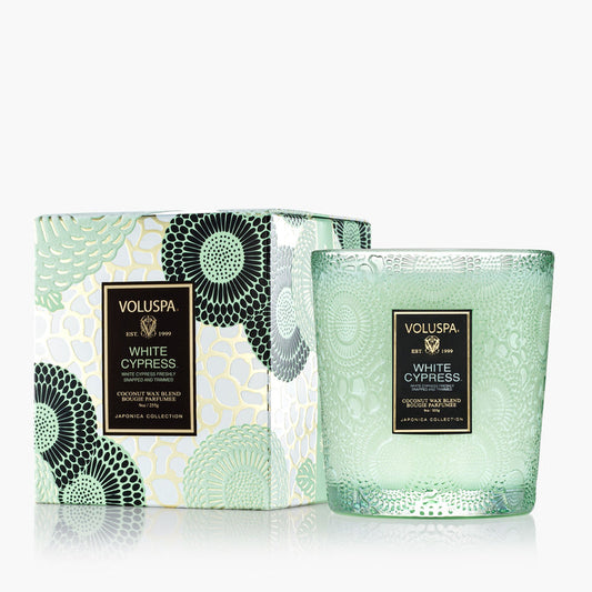 White Cypress 9 oz Classic Candle