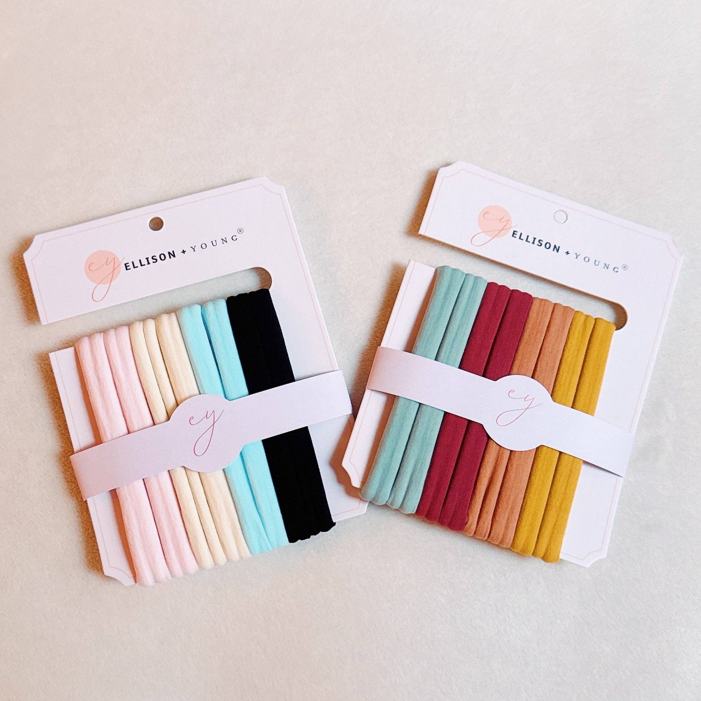 Everyday Lovely Hair Ties Set Of 8: Earthy Jewels