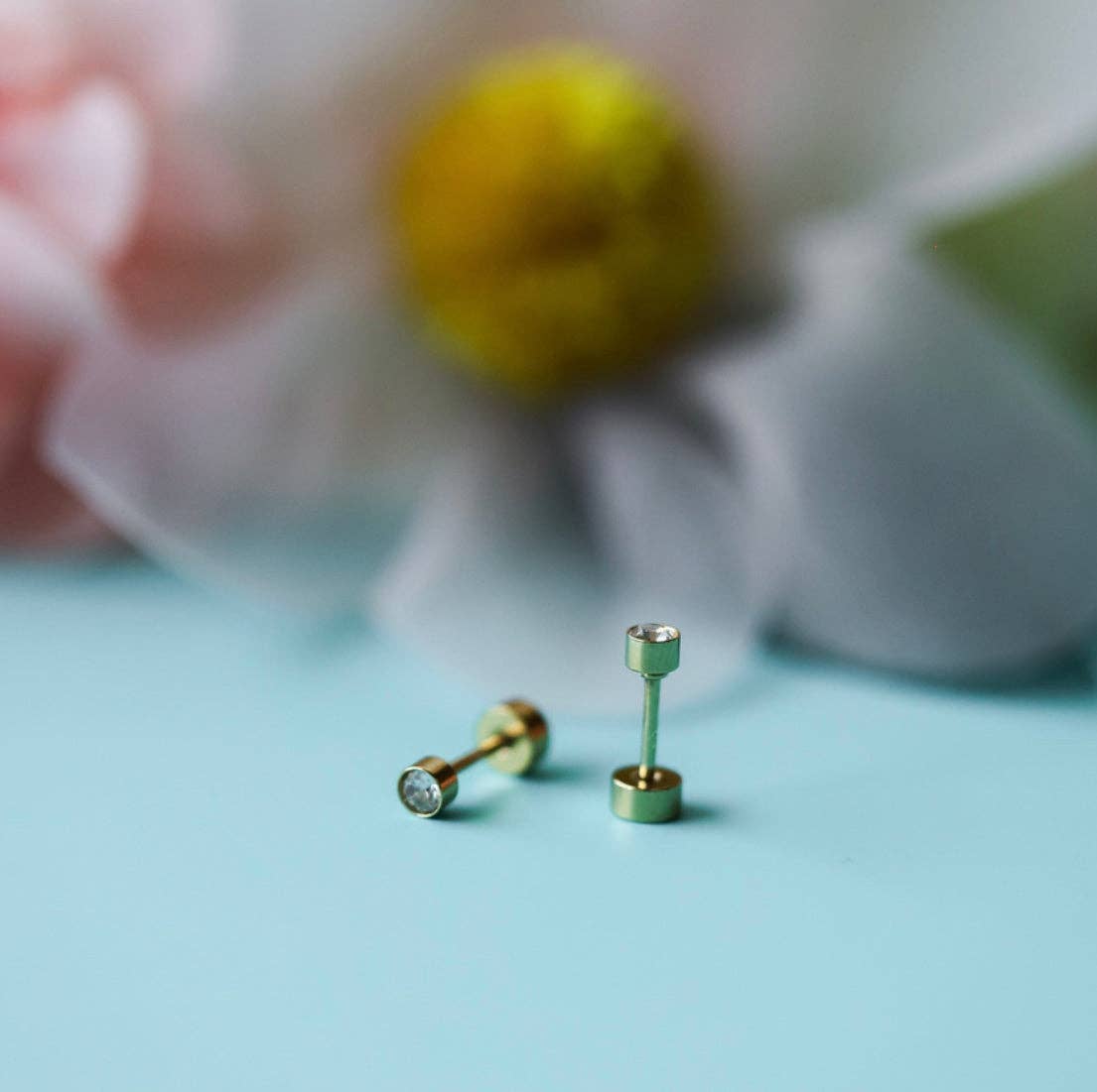 Tiny Diamond Studs