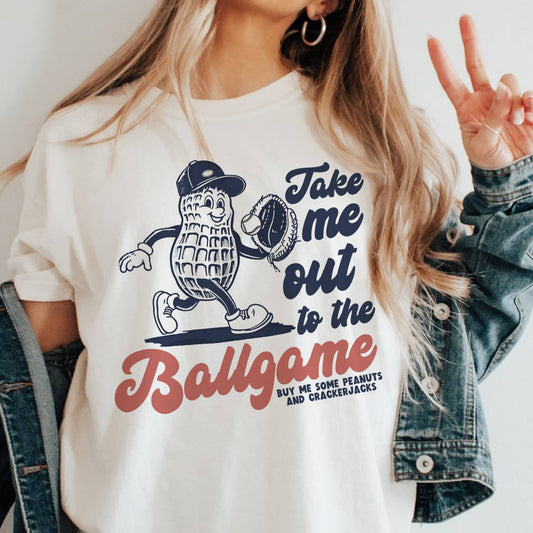 BRUINS Vintage Baseball Ballpark Sports Mom  Game Day Graphic Tee: White / Large