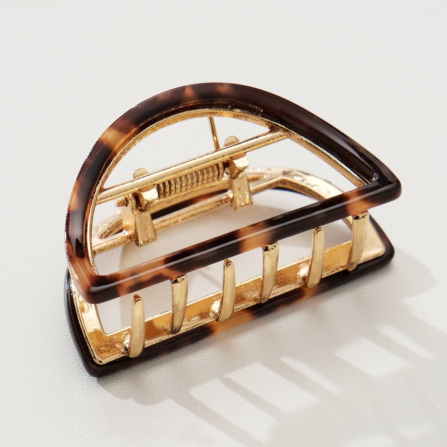 Rosalie Western | Classic Small Half Moon Metal Claw Clip : Assorted