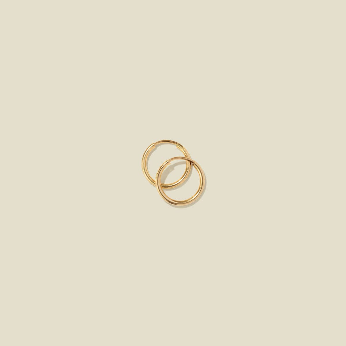 Live In Hoop Earrings: Gold Filled / 20mm