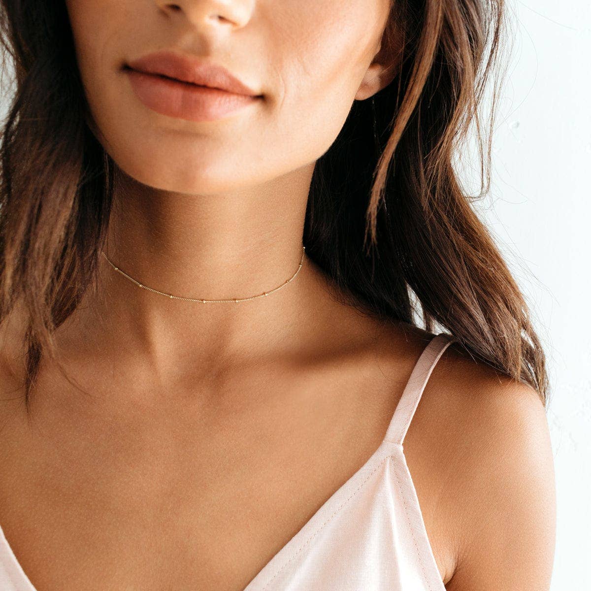 Satellite Chain: 15" / Gold Filled