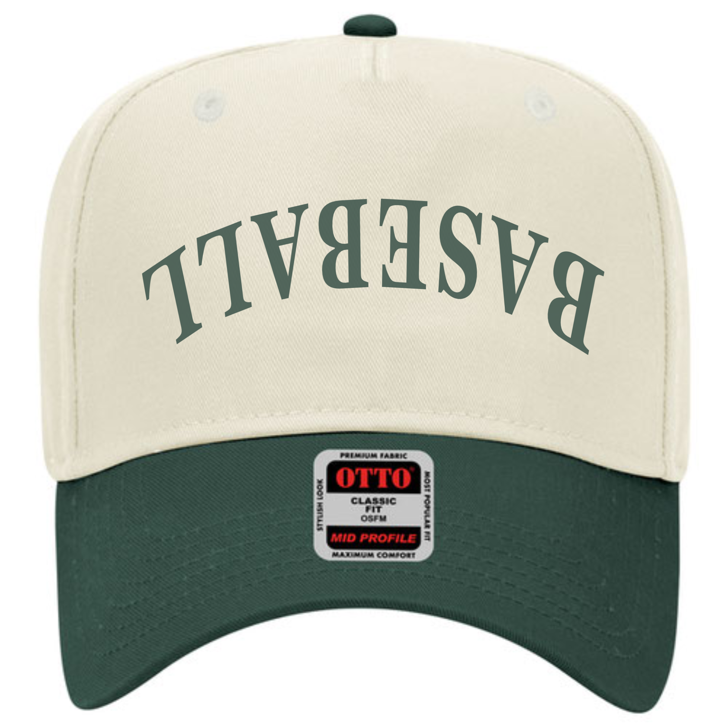 BRUINS Baseball Upside Down Hat: Red