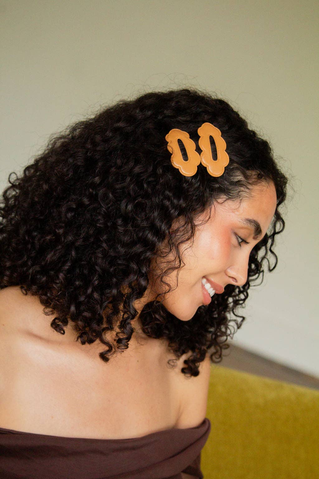 Leaf Snap Clips 2-Pack: Tan