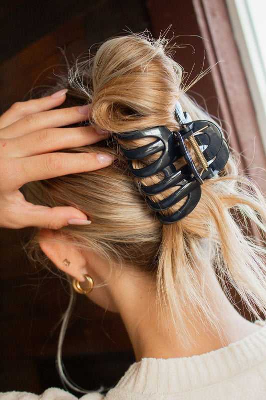 Indestructible Octopus Claw Clip: Black