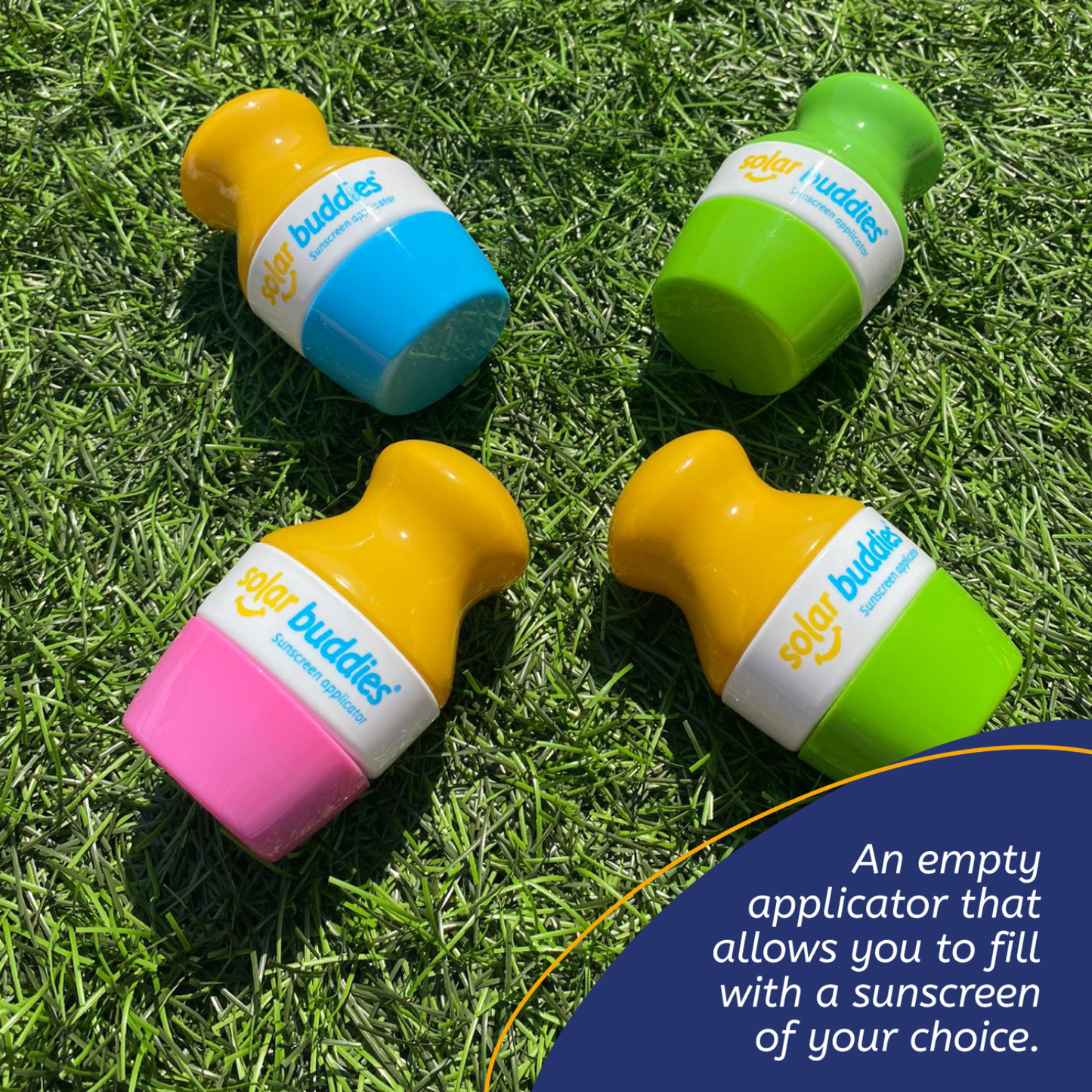Solar Buddies Sunscreen Applicator Starter Bundles : Blue