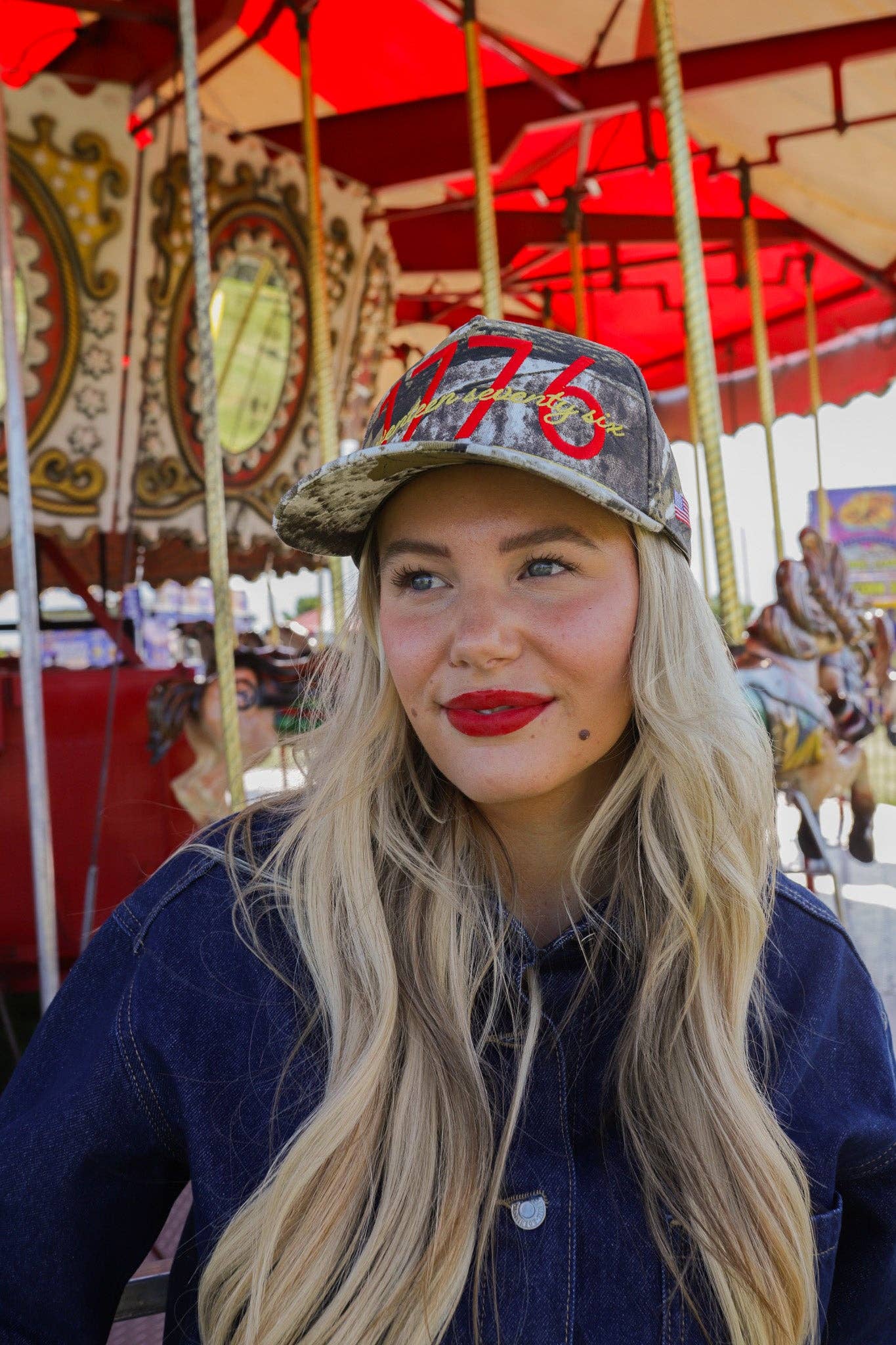 1776 CAMO TRUCKER HAT