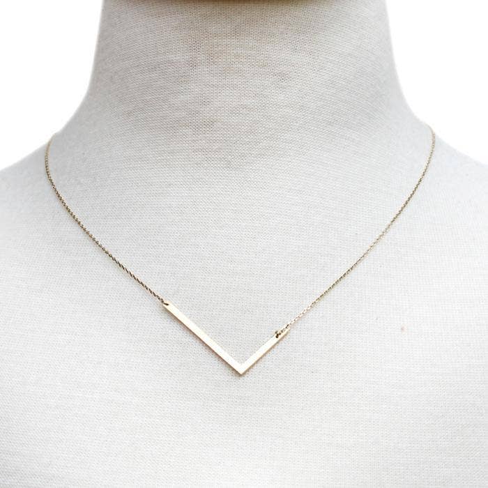 Monogram Collection Initial Necklace: A
