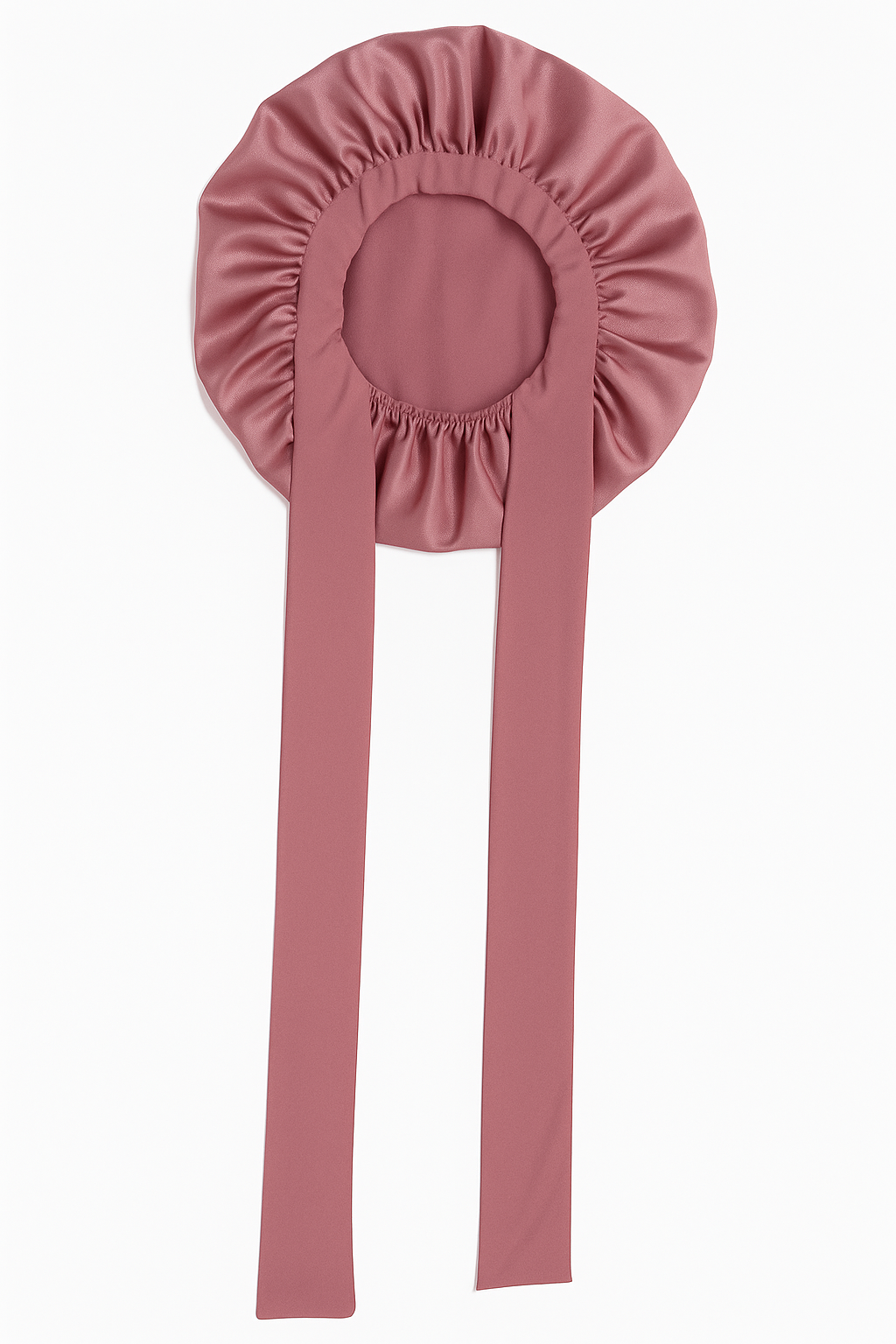 Satin Luxe Double-Lined Hair Bonnet: Black