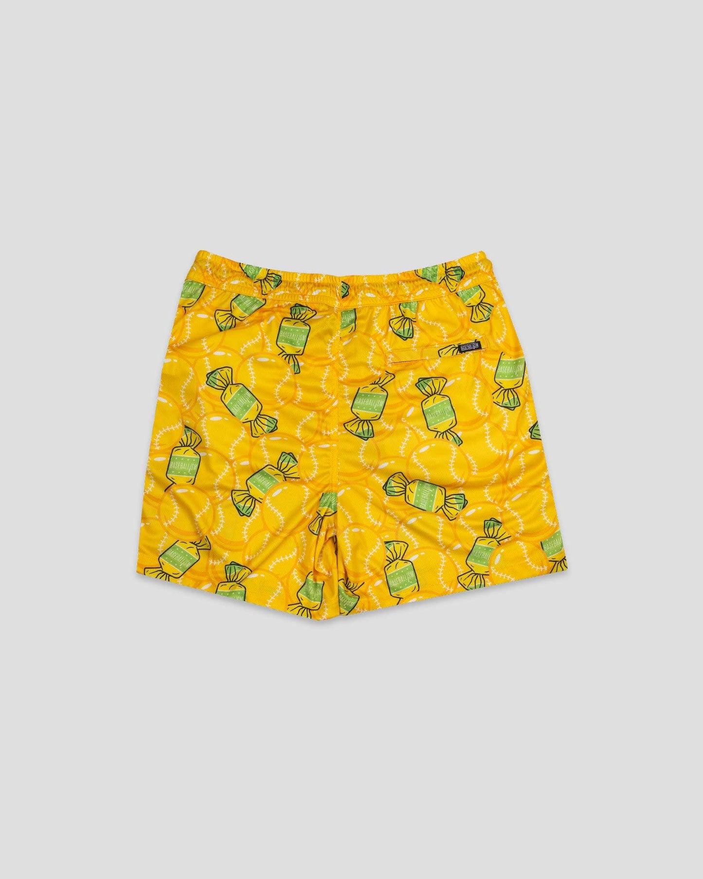 BRUINS Doubles and Bubbles Diamond Air Youth Mesh Shorts - Banana: Youth Large