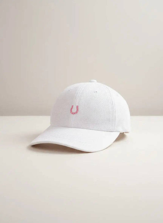 Bridle Up Hope Classic Horseshoe Cap - White