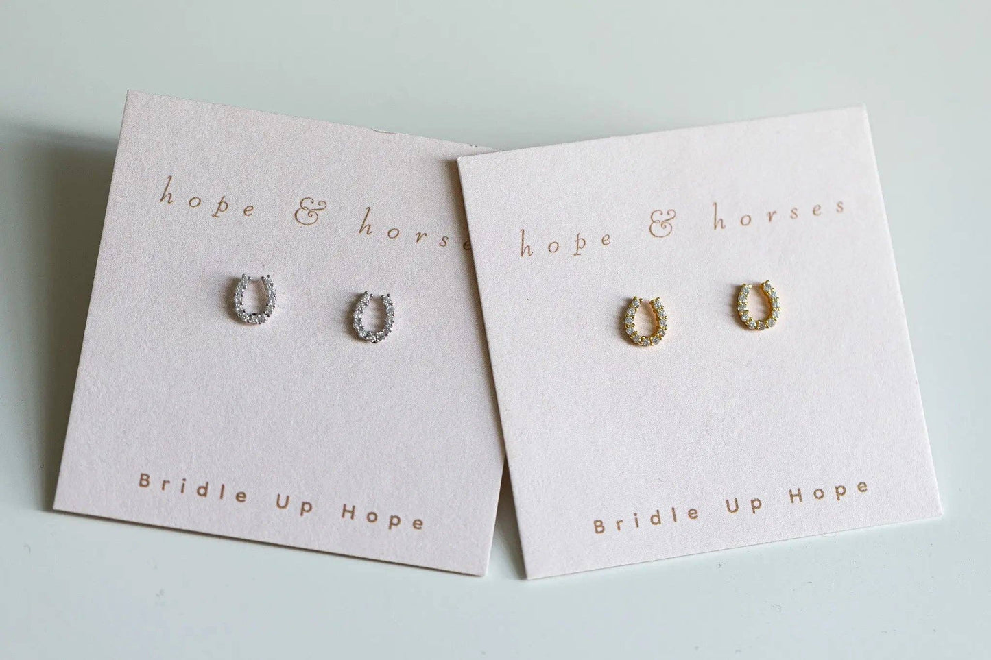 Luxe Horseshoe Earrings: Yellow Gold