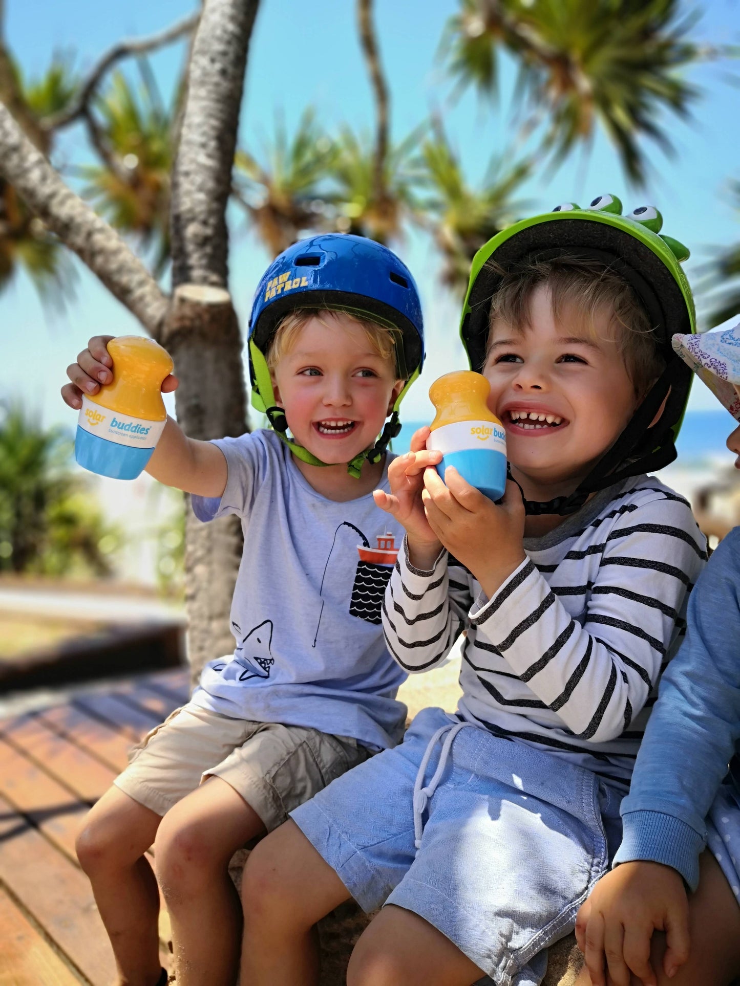 Solar Buddies Sunscreen Applicator Starter Bundles : Blue