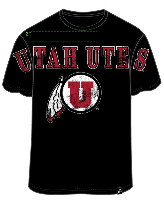 Utah Southern Split Oversized Band Tee: OATMEAL / XL