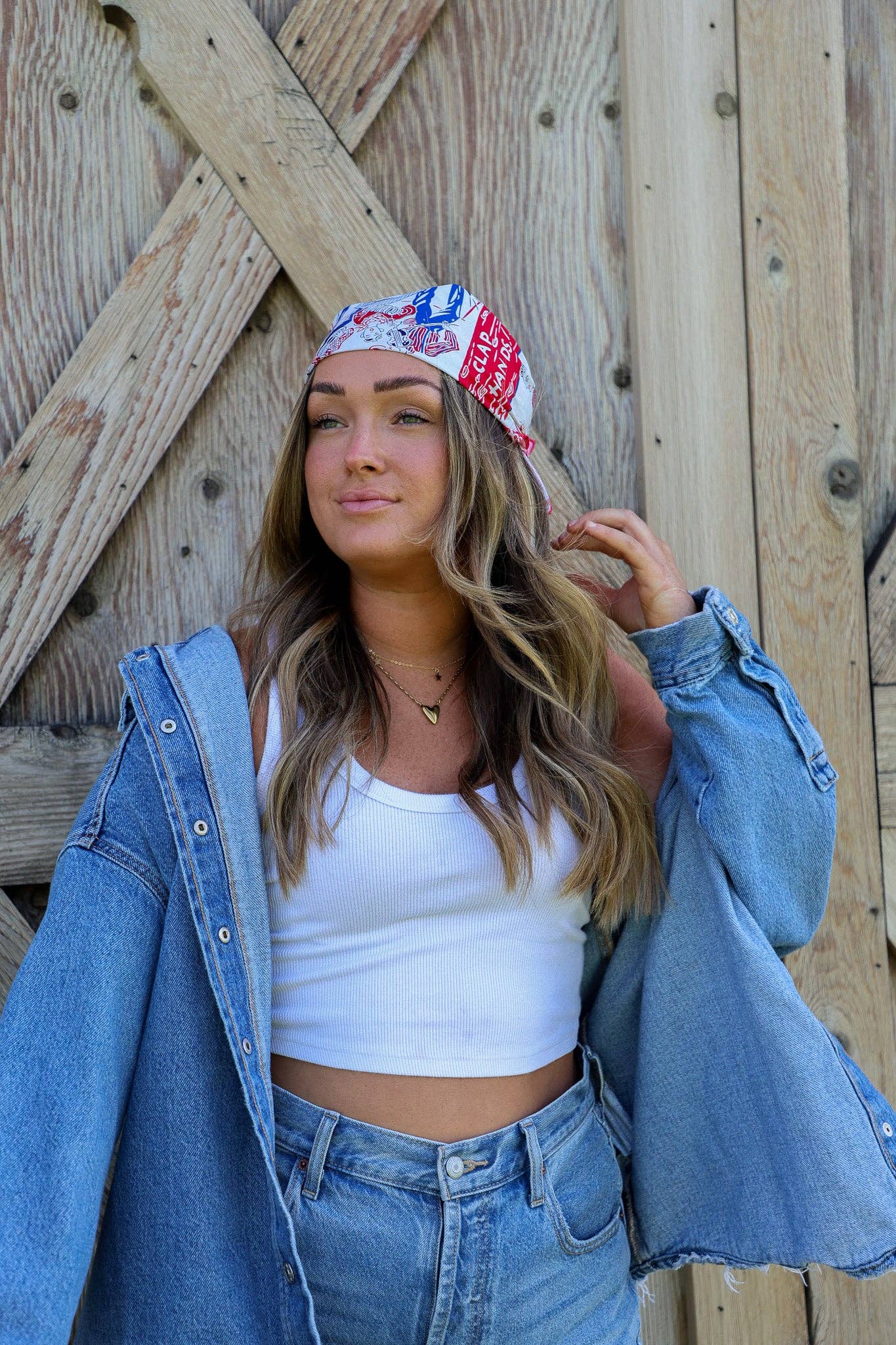 WESTERN BANDANAS: BLACK/DIBS ON THE COWBOY