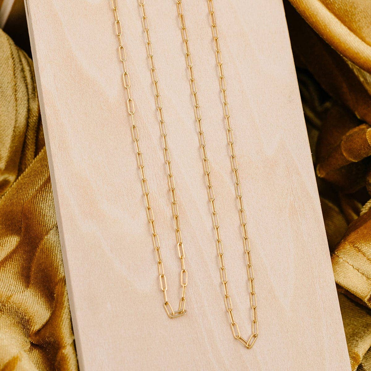 Jude Chain Necklace: Gold Filled / 16"