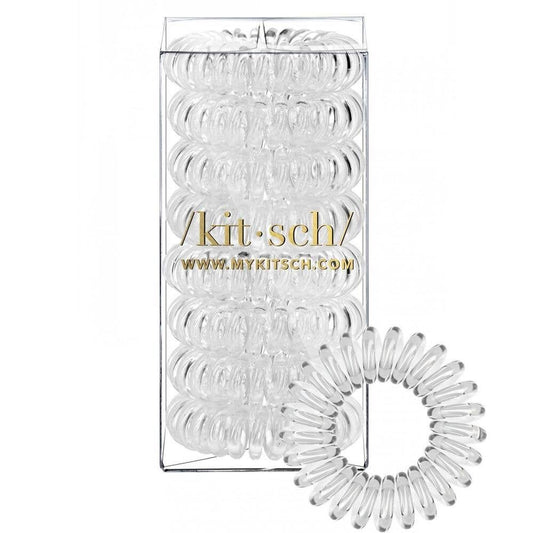 Spiral Hair Ties - Clear